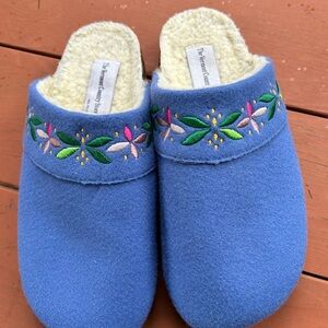 Vermont Country store clog slippers Sherpa lining Sz 9